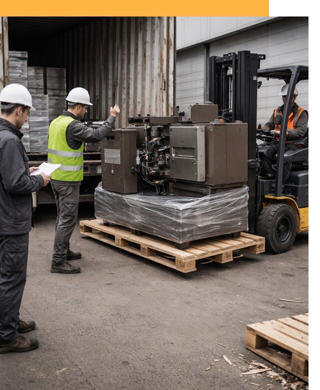 Доставка промышленного оборудования из Европы от 46620