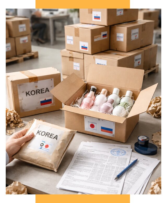 Доставка косметики из Кореи от 8806 р. под ключ | СетСервис-Втк