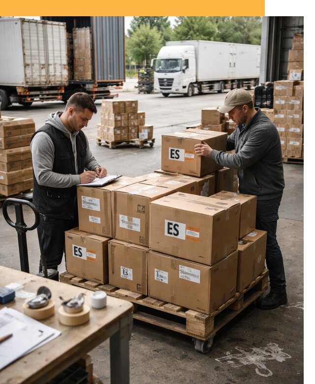 Доставка грузов в Испанию автотранспортом от 36260 руб