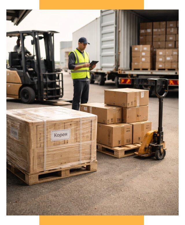 Доставка грузов в Корею из России от 36260 р. | СетСервис-Втк