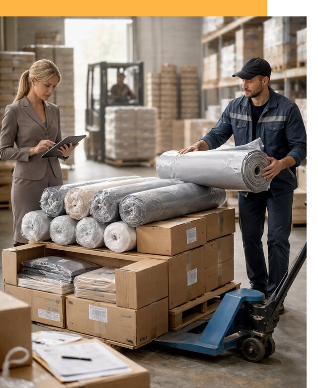 Перевозка текстиля по миру от 15540 руб. с таможней и страхованием