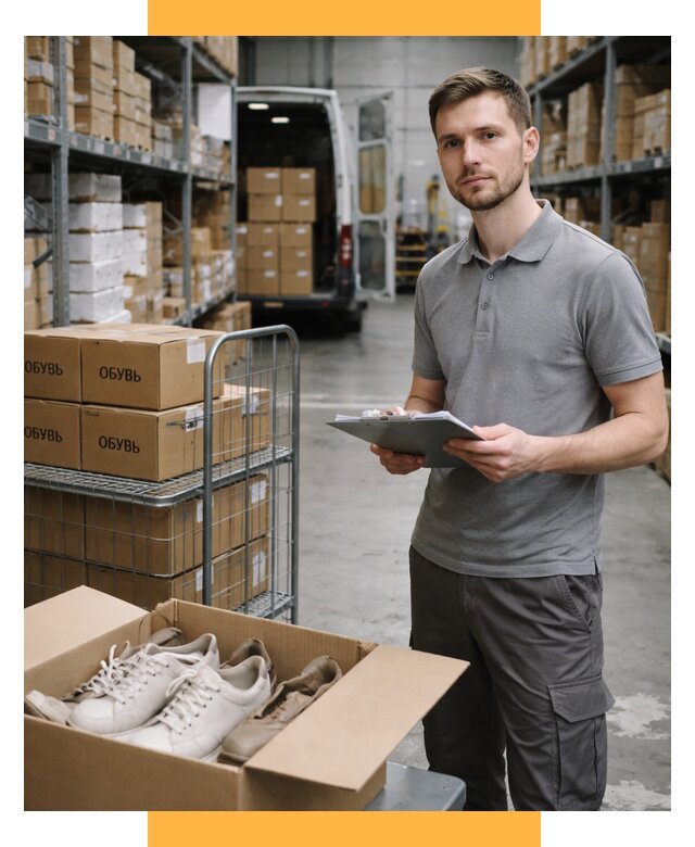 Доставка обуви из Китая и Турции от 4662 р. СетСервис-Втк