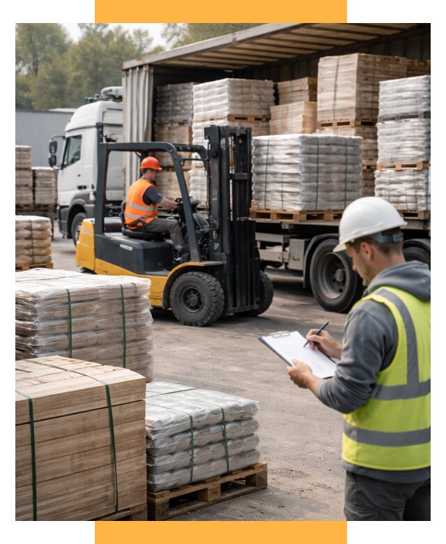 Перевозка строительных материалов от 5698 р. | СетСервис-Втк