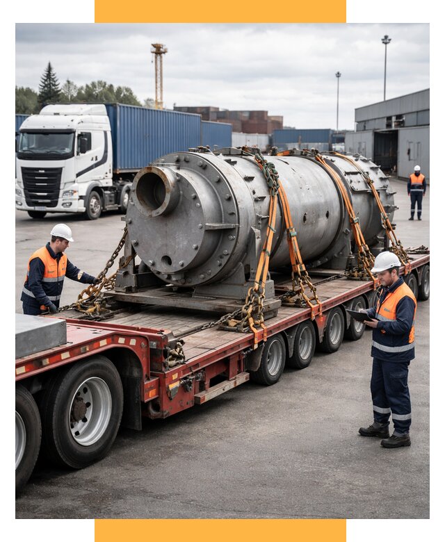 Перевозка тяжеловесных грузов под ключ от 155400 р. | СетСервис-Втк