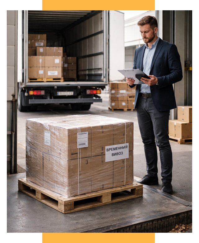 Временный вывоз товаров под ключ от 8288 р. | СетСервис-Втк