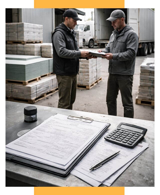 Таможенное оформление стройматериалов от 8806 р. | СетСервис-Втк