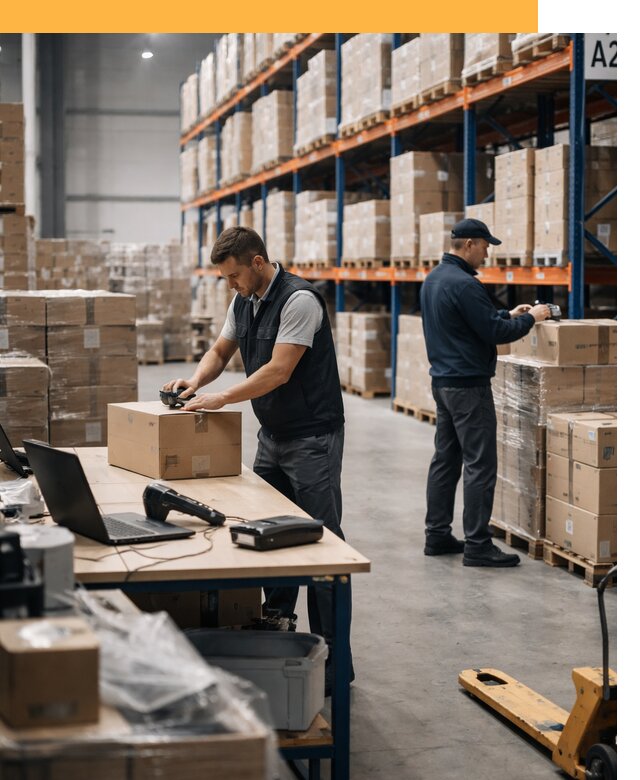 Склад консолидации в Европе: хранение, сортировка от 6734